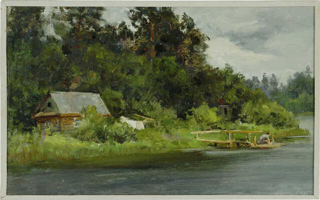 Крылов Порфирий Никитич. На мостках 